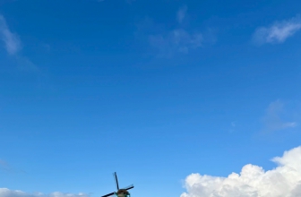 自然环保健康，荷兰风车村live图！晴天+彩虹才是终极浪漫